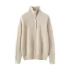 Nuevo cárdigan de cachemir 100% puro para otoño e invierno para mujer, abrigo suéter de punto de manga larga con cuello alto, nueva ropa de uso diario para otoño e invierno