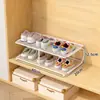 Organizador de Sapateira para Bebê para Dentro de Armários Sapateira Específica para Crianças Economizadora de Espaço Prateleira Simples para Sapatos de Bebê