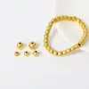 Fuerte Retención de Color Cuentas de Barril Estilo Antiguo Oro Arena Accesorios DIY Cuentas Sueltas Cuentas Antiguas Pulseras para Hombres y Mujeres Collares Joyería