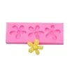 Molde de Azúcar Flip Flor Flor Pastel Decorativo Modelado Molde de Silicona Gota de Chocolate Pegamento Horneado Molde Hecho a Mano