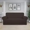 Cojín de sofá de grano de maíz exclusivo transfronterizo, apto para todas las estaciones, color liso simple, funda de asiento de sofá de vellón, respaldo