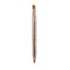 Pincel labial de doble punta pincel para línea de labios pincel para difuminar bálsamo labial brillante brillo labial retráctil portátil mini maquillaje profesional pincel labial con tapa