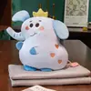 Cobertor de travesseiro desenhos animados dois-em-um de dupla finalidade multifuncional animal travesseiro colchão de escritório almofada de ar condicionado cobertor pode adicionar LOGO