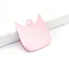 Etiqueta de Identificación para Mascotas Etiqueta de Identificación Forma de Cabeza de Gato Etiqueta para Gato Etiqueta de Aluminio Antiperdida en Blanco Colgante de Etiqueta para Perro Grabado