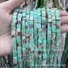 Cuentas Cuadradas de Turquesa Sintética Cuadradas para Pendientes, Collares, Pulseras DIY, Abalorios Sueltos Hechos a Mano, Materiales, Accesorios