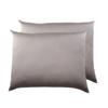 En stock satinado la funda de almohada satinada de seda gusano de seda gusano de seda almohada almohada