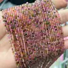 Piedra natural cristal 2mm cuentas redondas cristal jade ágata cuentas lisas beaded diy pulsera collar joyería al por mayor