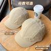Gorra transpirable de secado rápido de verano para hombre, estilo japonés, estilo callejero, retro, de cinco piezas, gorra de béisbol de ala corta de moda para mujer.