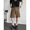 Estilo Americano Creativo Toalla de Papas Fritas Bordada Shorts de Mezclilla para Hombre Verano Retro Pierna Ancha Recto Suelto Moda Marca Pantalones Capri
