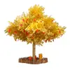 Árbol de Banyan Dorado de Simulación Árbol del Dinero Grande Árbol de los Deseos Árbol Falso Árbol de la Riqueza Árbol de Bolsa Roja de Año Nuevo Árbol Decorativo para Centro Comercial Hotel