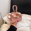 Bolsas Infantis Estilo Coreano 2026 Nova Moda Bolsa de Mão para Meninas Bolsa Kelly Simples Versátil Bolsa Transversal Moderna para Menininha