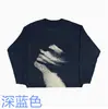 Elegante Suéter Pulóver de Estilo para Viajes Diarios para Mujer, Nuevo de Otoño/Invierno 2026, Tejido de Punto Versátil Holgado con Cuello Redondo para Ropa Exterior