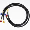 Tubo Refrigerante Fluorado Negro Aire Acondicionado Freón Alta Presión R410a A prueba de Explosiones Tubo de Llenado Mantenimiento Aire Acondicionado Doméstico Automotriz