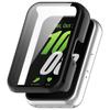 Adecuado para carcasa protectora Samsung Galaxy Fit3 SM-R390 pulsera PC + película templada Carcasa Integrada cubierta de reloj Carcasa