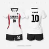 Conjunto de Uniforme de Vôlei, Camisa de Vôlei Feminina com Design Estampado, Traje Esportivo Respirável de Secagem Rápida, Uniforme de Vôlei Estampado Digital em Corpo Inteiro