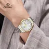 Relógio Masculino de Negócios Fashion ORSGA Calendário Duplo Diamante Clássico Luxo Leve Fábrica Comércio Exterior Transfronteiriço Ao Vivo Relógio de Quartzo