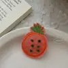 Pinzas Creativas para el Cabello con Temática de Frutas para Niños, Bordado Hecho a Mano Estilo Coreano, Dulces Pinzas para Flequillo de Bebé, Pinzas Laterales Estilo Coreano para Niñas