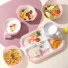 Tazón con Asa, Caja de Suplementos Alimenticios, Tazón de Vidrio para Calentar en Microondas de Aspecto Premium, Recipiente Crujiente de Vidrio, Caja de Comida, Mini Lonchera