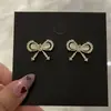 Pendientes de Aro Dulces de Moda con Aguja de Plata S925, Ojo de Gato, Lazo, Lujo Ligero, Nicho, Exquisitos Pequeños Pendientes de Gama Alta