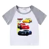 Roupa de Verão Nova Infantil para Menino Roupa de Duas Peças Casual Esportiva Shorts de Ciclismo Camiseta de Manga Curta Shorts