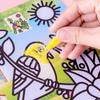 Pintura de Arena para Niños al por Mayor, Pintura de Arena de Colores Hecha a Mano DIY para Niños, Regalos de Jardín de Infancia para el Día del Niño, Dibujo Educativo de Garabatos de Dibujos Animados