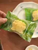 Sacos de Embalagem para Bolo de Feijão Verde, Sacos Selados a Quente para o Festival do Barco-Dragão, Bandejas Base Espessadas de Caixa Blister 30g 50g, Bolo de Abacaxi, Sorvete, Sacos para Bolo da Lua