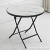 Mesa redonda plegable mesa cuadrada pequeña mesa pequeña apartamento pequeño habitación de alquiler mesa plegable para el hogar uso de habitación de alquiler mesa de comedor plegable