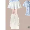 2026 Nuevo Elegante Conjunto de Dos Piezas para Niñas: Camiseta de Manga Corta a Cuadros Patchwork con Lazo Dulce y Falda de Encaje
