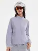 Roupa de Proteção Solar Camélia para Uso Externo para Homens e Mulheres, Jaqueta de Gola Alta de Seda Gelada com Proteção UV de Verão, Secagem Rápida, Respirável, Roupa Versátil de Proteção Solar