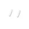 Venta al por mayor de fábrica accesorios para joyería de acero inoxidable varilla de conexión varilla cuadrada anillo de soldadura collar pulsera colgante de acabado joyería DIY