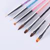 Venta al por mayor de fábrica pluma para pintar uñas pluma para trazar líneas Halo pluma Abanico juego de plumas para uñas pluma de fototerapia suministro transfronterizo