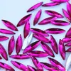 Rhinestones acrílicos con forma de gota de agua de 4*15 mm con base plana, sin agujeros, para fundas de teléfono DIY, ropa, zapatos, accesorios y decoraciones de manualidades