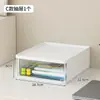 Cajón con tablero perforado para almacenamiento de escritorio, caja expositora de tarjetas pequeñas con accesorio colgante, caja organizadora de almacenamiento para estación de trabajo de dormitorio