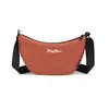 Bolsa Transversal de Nylon para Mulheres para Comércio Exterior, Bolsa de Bolinho com Design de Nicho, Bolsa de Ombro Casual Versátil com Alça Larga, Bolsa de Lona para Celular