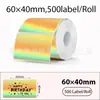Venta al por mayor transfronteriza de papel térmico láser apto para varias impresoras de escritorio, papel térmico autoadhesivo resistente al desgarro