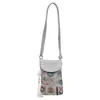 Bolsa Bordada Estilo Chinês Nova Super Popular de Nicho para Mulheres 2026 Nova Bolsa Transversal Tendência Bolsa Quadrada Mini Exquisita