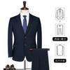 Saco de Traje para Hombre Traje Casual para Hombre Azul Marino Ropa de Negocios Personalizada Ropa de Trabajo de Cuello Blanco Personalizada para Hombre y Mujer Mismo Estilo