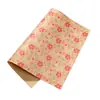 Buquê de flores de papel kraft retrô espessado transfronteiriço embalagem de flores frescas caixa de presente papel de embalagem para presente em estoque atacado