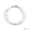 Moda europea y americana simple pulsera de ágata de cristal lujo ligero alto sentido pulsera tejida a mano con cuentas joyería mujeres al por mayor