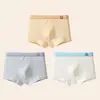 Ropa Interior para Niños de Algodón Puro Grado A Calzoncillos tipo bóxer para Adolescentes en su Período de Desarrollo con Forro 100% Algodón