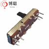 Potenciómetro deslizante recto longitud 45MM, ancho 9.5mm, altura del mango 10MM, resistencia B10K