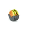 Burger Buddy Caixa de Armazenamento de Hambúrguer Anti-queda Lavável Retrátil Clipe de Hambúrguer de Silicone Artefato de Segunda Geração