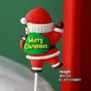 Decoração de Bolo de Natal para Celebridade da Internet 2025 Sino Papai Noel Boneco de Neve Decoração de Sobremesa de Confeitaria Plug-in