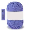 Hilo de Algodón Leche de Cuatro Hilos para Bebé Etiqueta Blanca 25g Grupo Exportación Muñeca de Punto Hecha a Mano Cojín Bufanda Material DIY