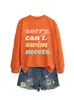 Lo siento No Puedo Nadar Cumple Amazon Ebay Sitio Independiente Moda Casual Sudadera de Otoño e Invierno para Mujer