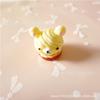 Resina de simulación oso tridimensional lechón pastel DIY accesorios tapón antipolvo material de belleza funda para teléfono de crema