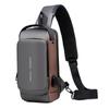 Bolsa mensageiro atacado comércio exterior bolsa de peito masculina cadeado com senha bolsa de motocicleta mochila esportiva de pilotagem de aparência alta bolsa de ombro masculina da moda