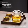 Tetera personalizada resistente a altas temperaturas con filtro, Juego de tetera para oficina, Tetera para té de flores