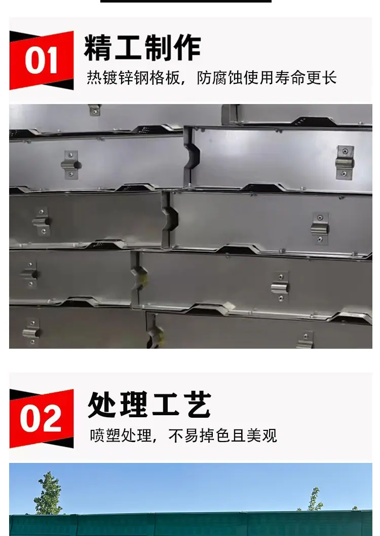 铁路桥梁透明隔音声屏障小区工地降噪隔音屏高架桥梁公路声屏障