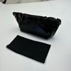Bolso de cuero negro portátil con hebilla para uñas, caja de cielo y tierra, estuche de moda para gafas, caja de almacenamiento para trajes, caja imprimible con logo al por mayor